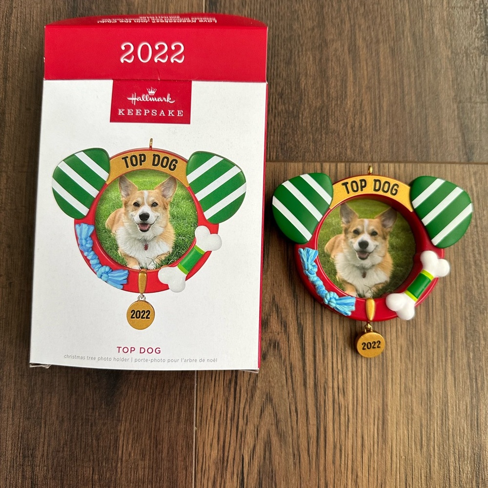 NIB Hallmark 2022 Top Dog Ornament